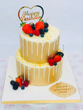 Load image into Gallery viewer, Classy Fruit Tiered Cake
