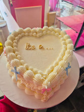 Load image into Gallery viewer, Vintage Birthday & any occasion Heart Shaped Cake