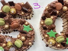 Load image into Gallery viewer, Chocolate & macaroon Number cake