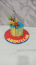 Load image into Gallery viewer, Cocomelon Themed drip cake