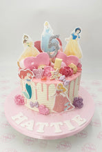 Load image into Gallery viewer, Disney Princess Birthday Cake
