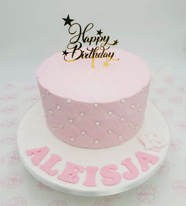 Pretty Pink Cushion Cake
