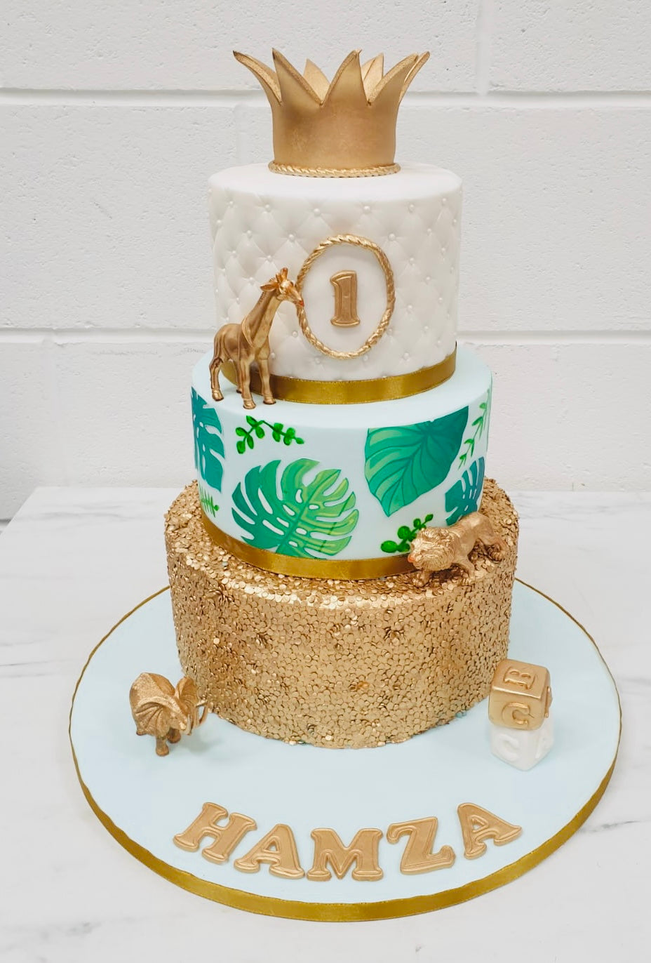 King of Jungle Tiered Cake