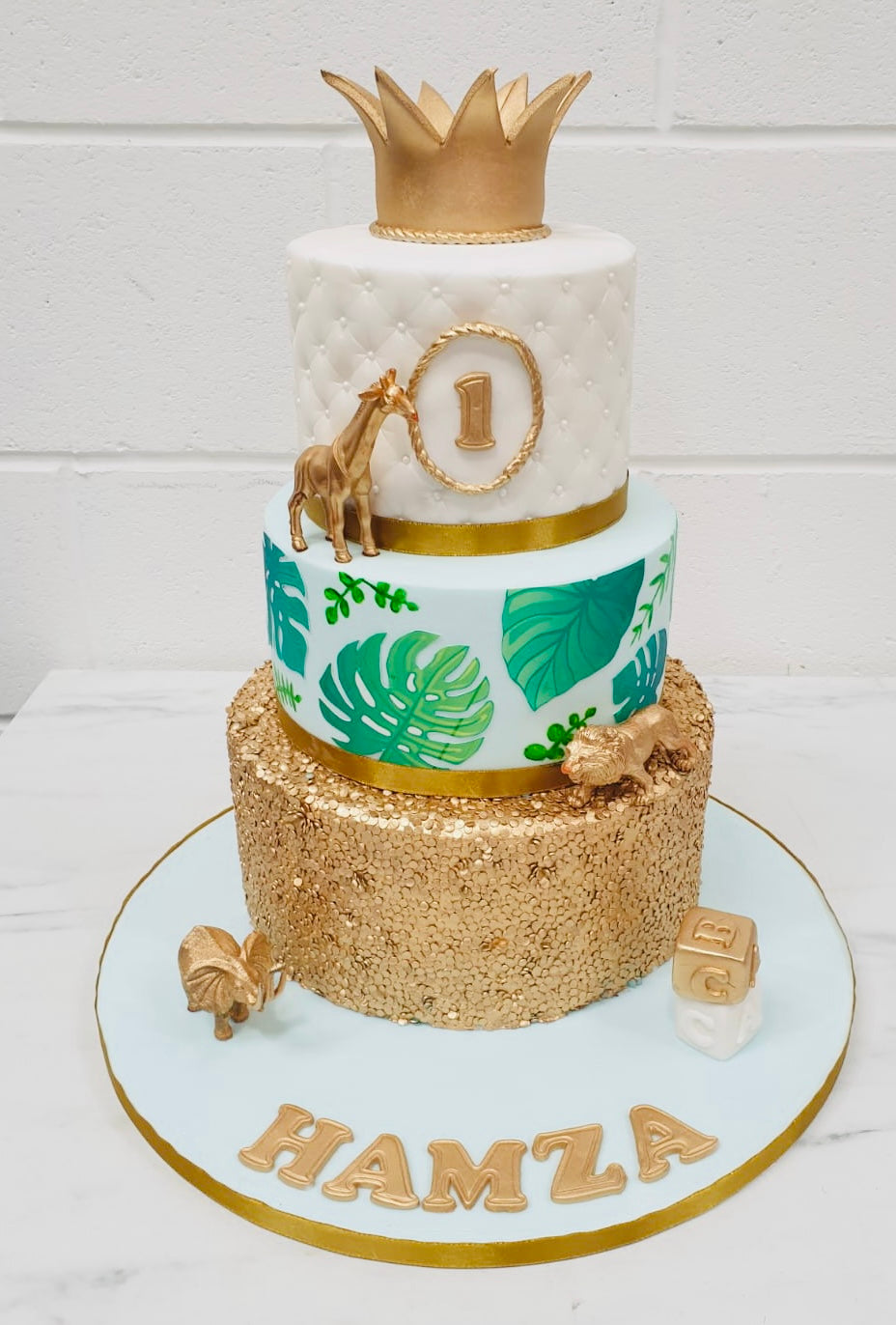 King of Jungle Tiered Cake