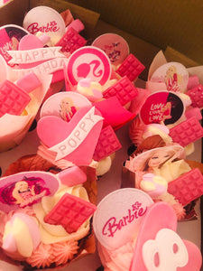 Overload Barbie Cupcakes