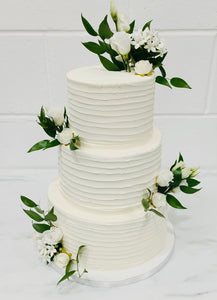 I Luv Foliage Wedding Cake