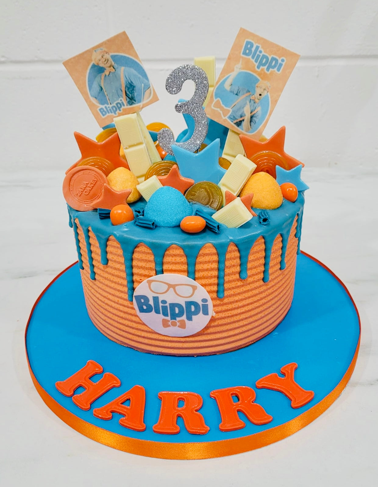 Blippi Birthday Cake Zara Cakes blippi-birthday-cake-zara-cakes