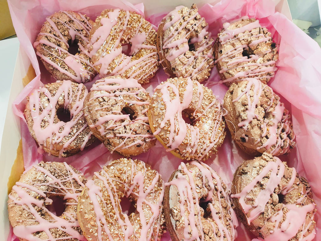 Gold Crystal Doughnuts