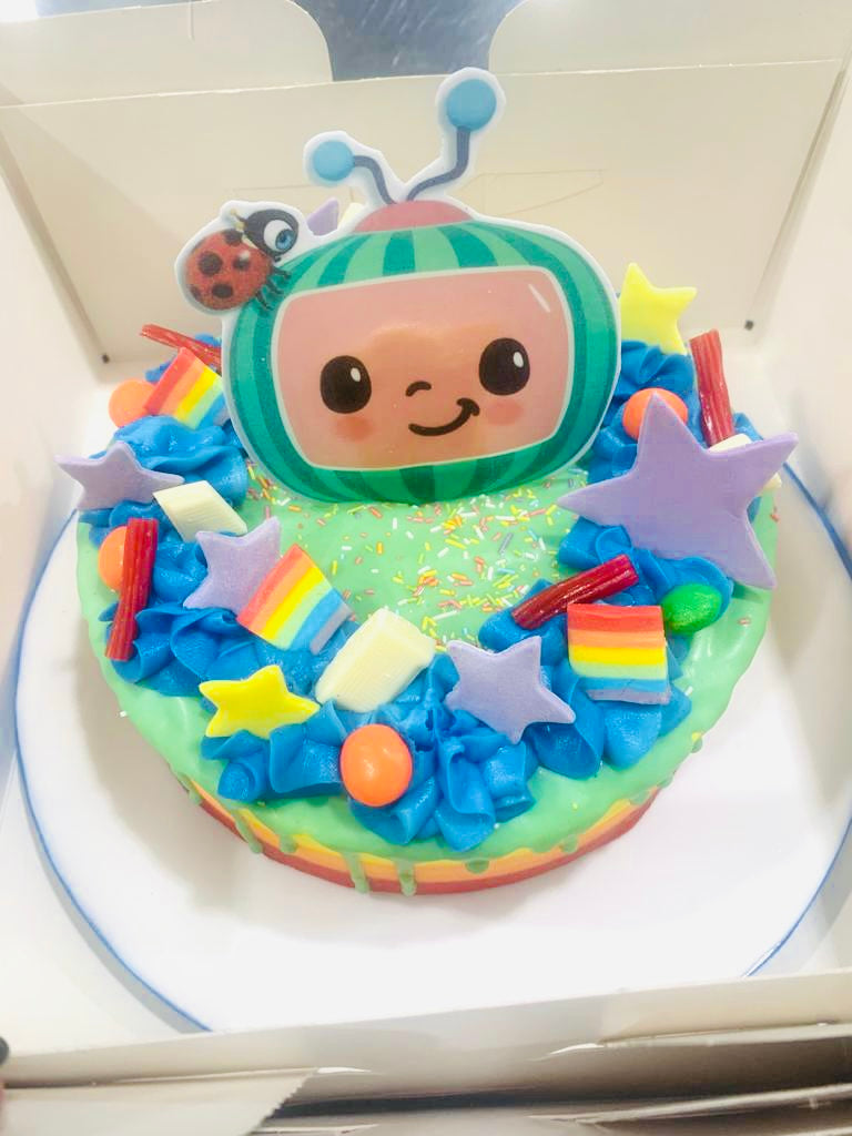 Cocomelon celebration cake