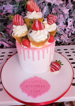 Load image into Gallery viewer, Strawberry Cupcake Cake
