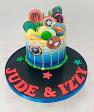 Load image into Gallery viewer, Marvel Birthday Cake
