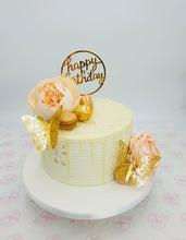 Load image into Gallery viewer, Rose &amp; Butterfly Pretty Cake
