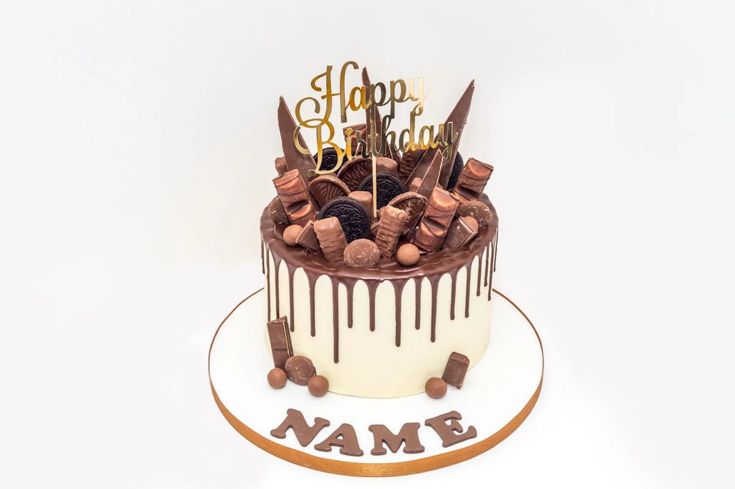 Ultimate Chocolate Overloaded Drip Cake