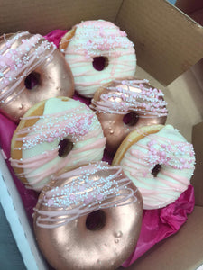 Pink & Gold Doughnuts