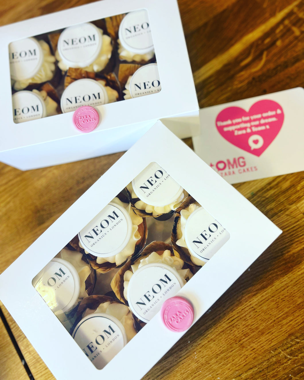 Gift Boxed Logo Corporate Cupcakes