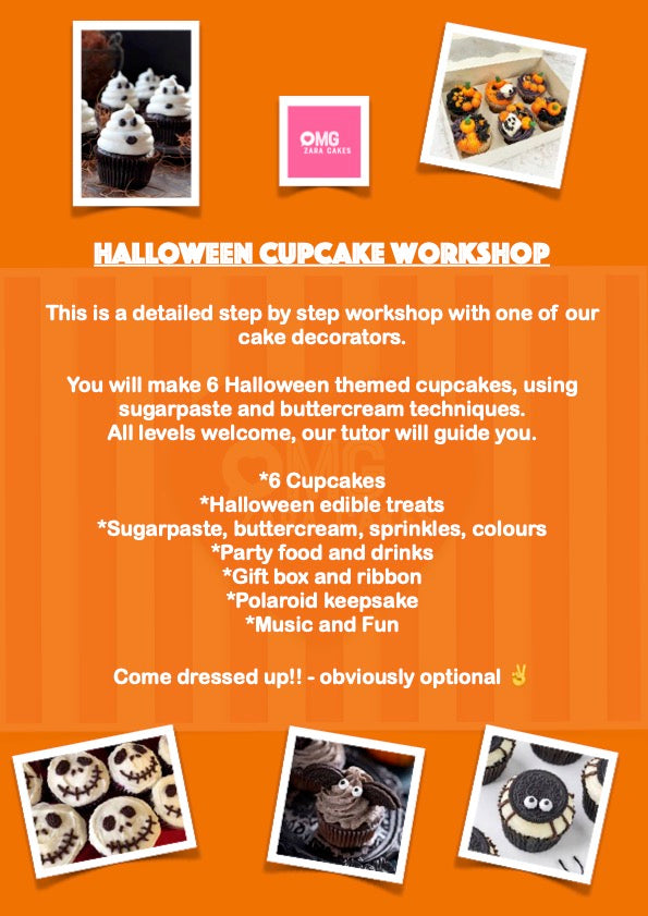 HALLOWEEN THEME CUPCAKE WORKSHOP