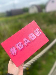 #️⃣BABE Cupcake Gift Box