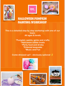 HALLOWEEN PUMPKIN PAINTING WORKSHOP