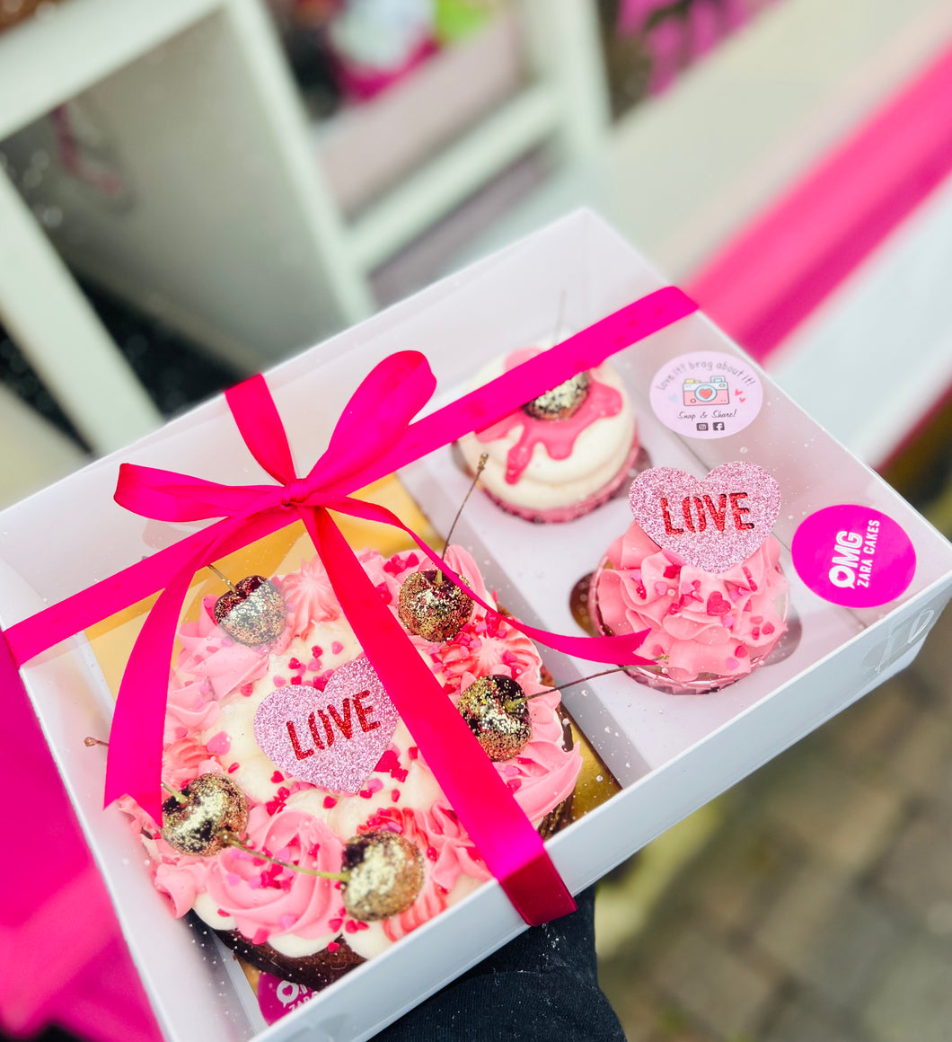 Valentine Cherry Love Cake Box