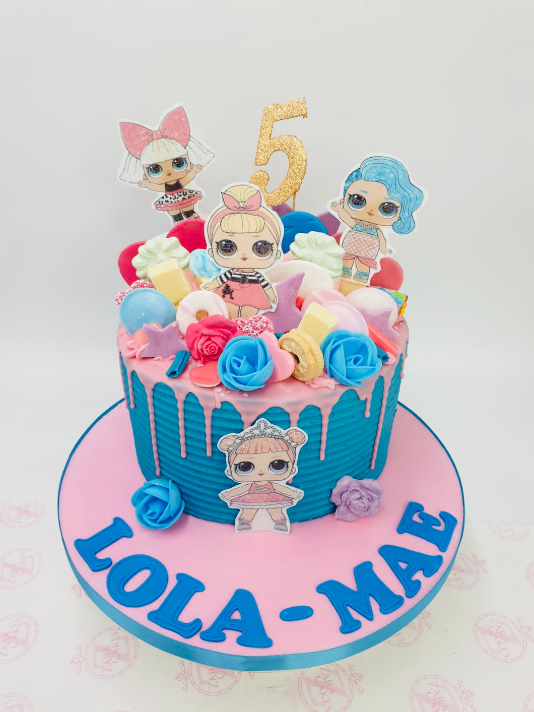 LOL Doll  Birthday Drip Cake