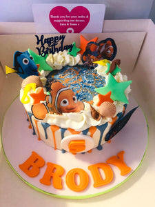 Nemo Disney celebration cake