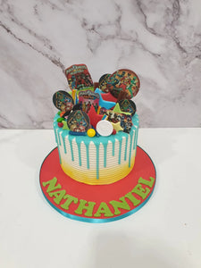 Disney Princess Themed drip cake