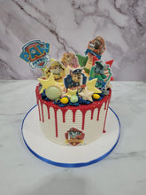 Load image into Gallery viewer, Cocomelon Themed drip cake
