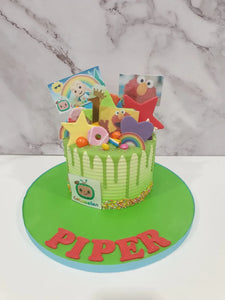 Spiderman Themed drip cake