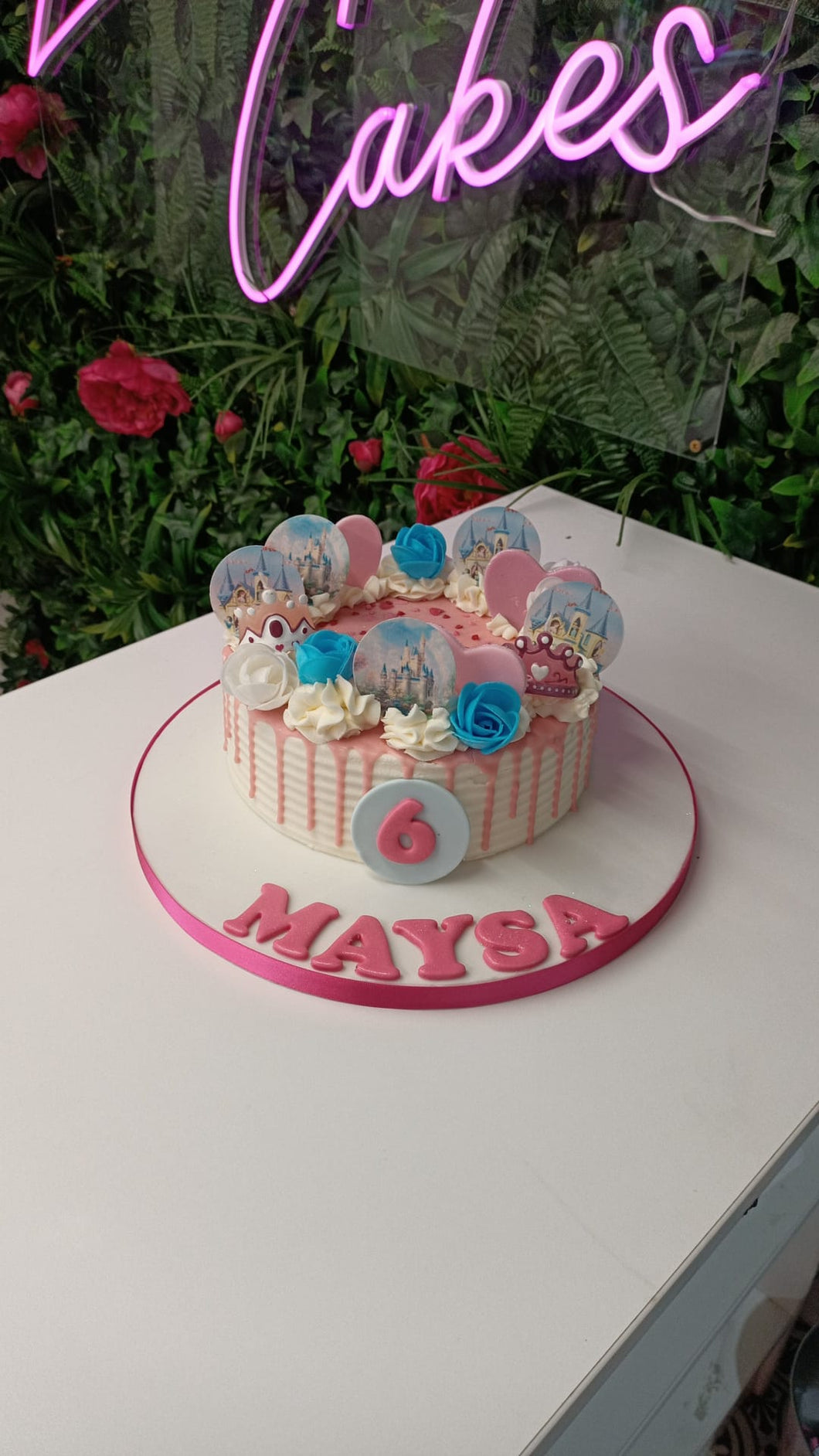 Any character themed Drip Cake