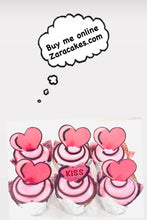 Load image into Gallery viewer, Cartoon / Comic Valentines Cupcakes - 2023 Trending
