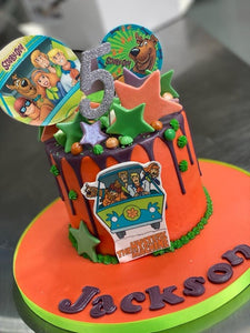 Scooby Doo 1 Tier Birthday Cake