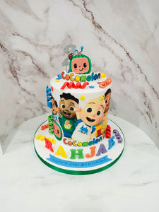 Cocomelon Character Themed Cake
