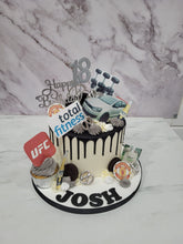 Load image into Gallery viewer, Gold, Bling, Boujee Themed drip cake
