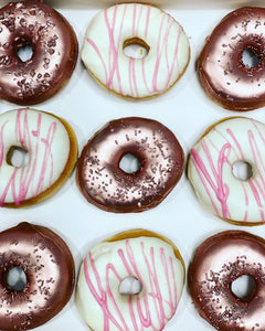 Rose Gold & Pink Doughnuts