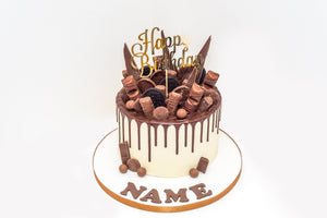 Chocolate Explosion Drip Cake