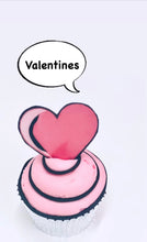 Load image into Gallery viewer, Cartoon / Comic Valentines Cupcakes - 2023 Trending
