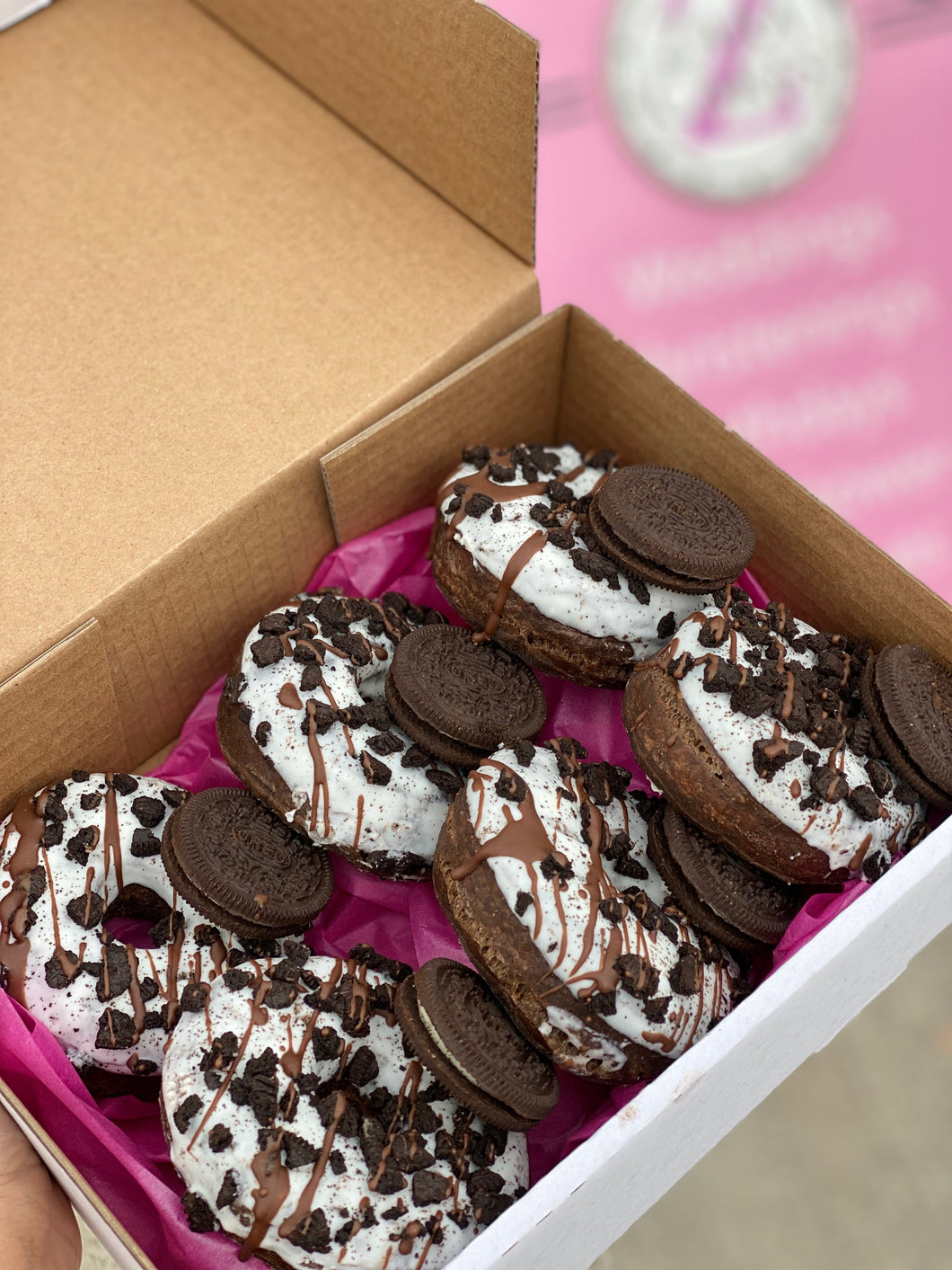 Box of Oreo Doughnuts