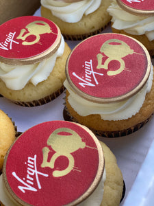 Corporate Branded Cupcakes - Nationwide Delivery