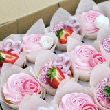 6x Strawberry Overload Cupcakes