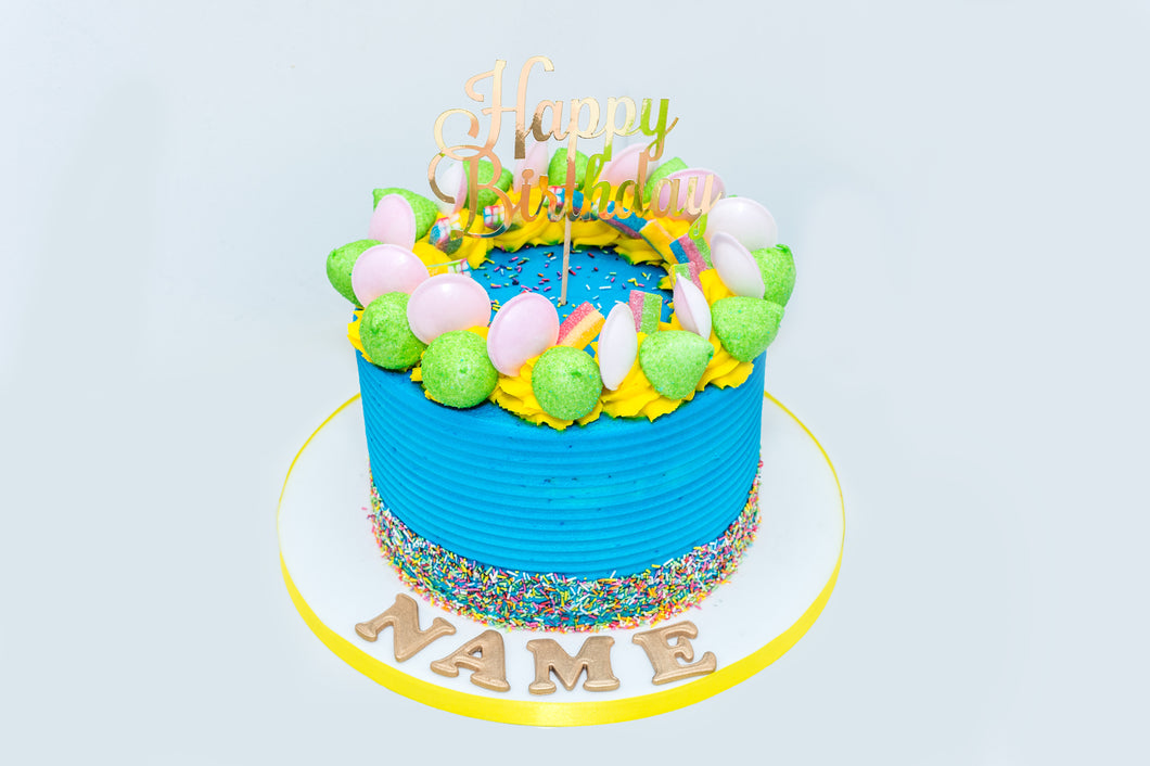 Sweetie Treatie Birthday Explosion Drip Cake