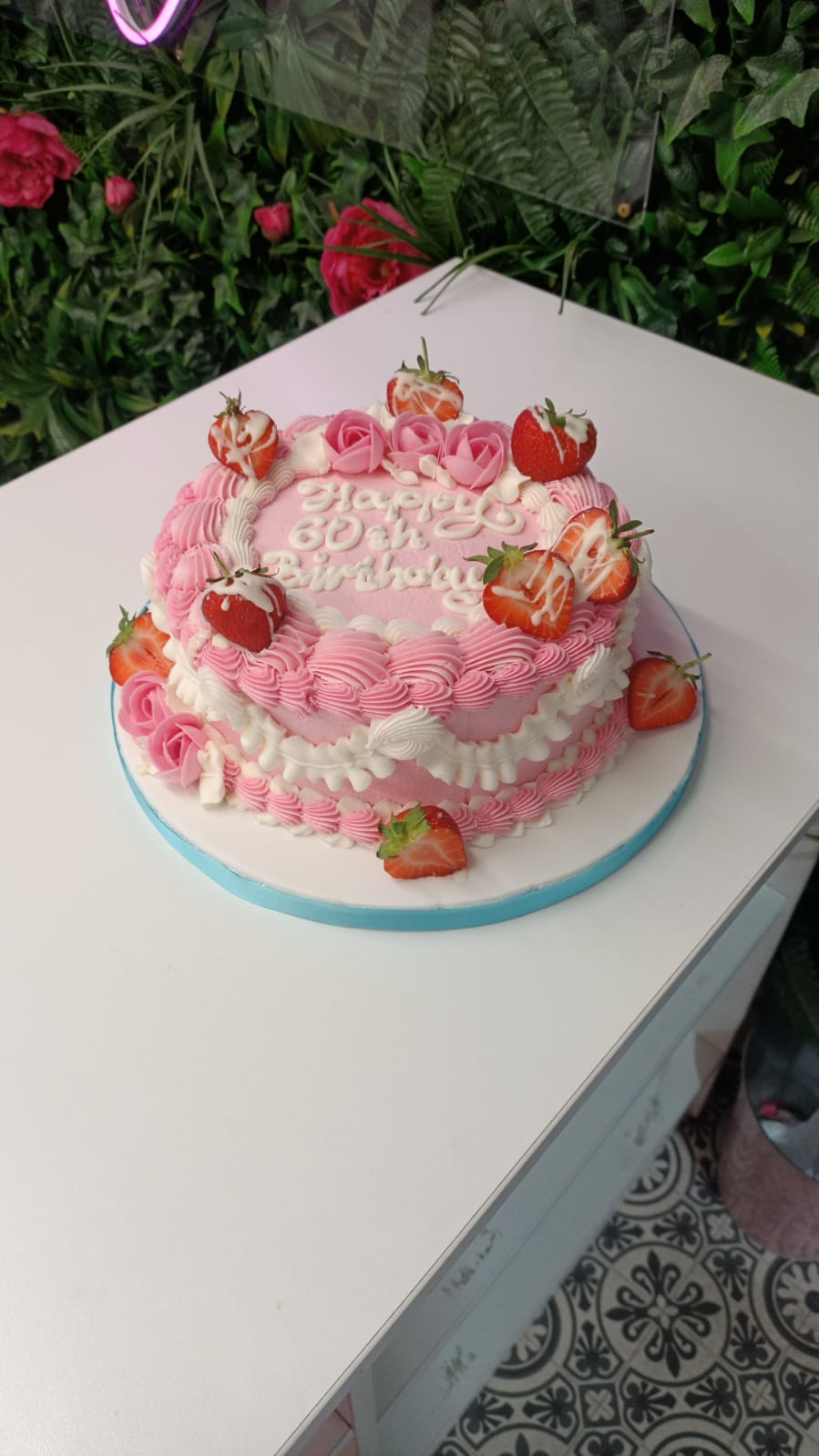 Vintage Birthday & any occasion Cake